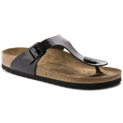 Birketthhnstock Gizeh Birko-Flor Patent  Black