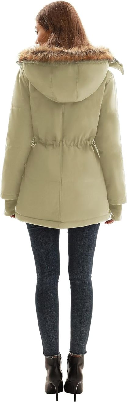 Parka invernale da donna in lana