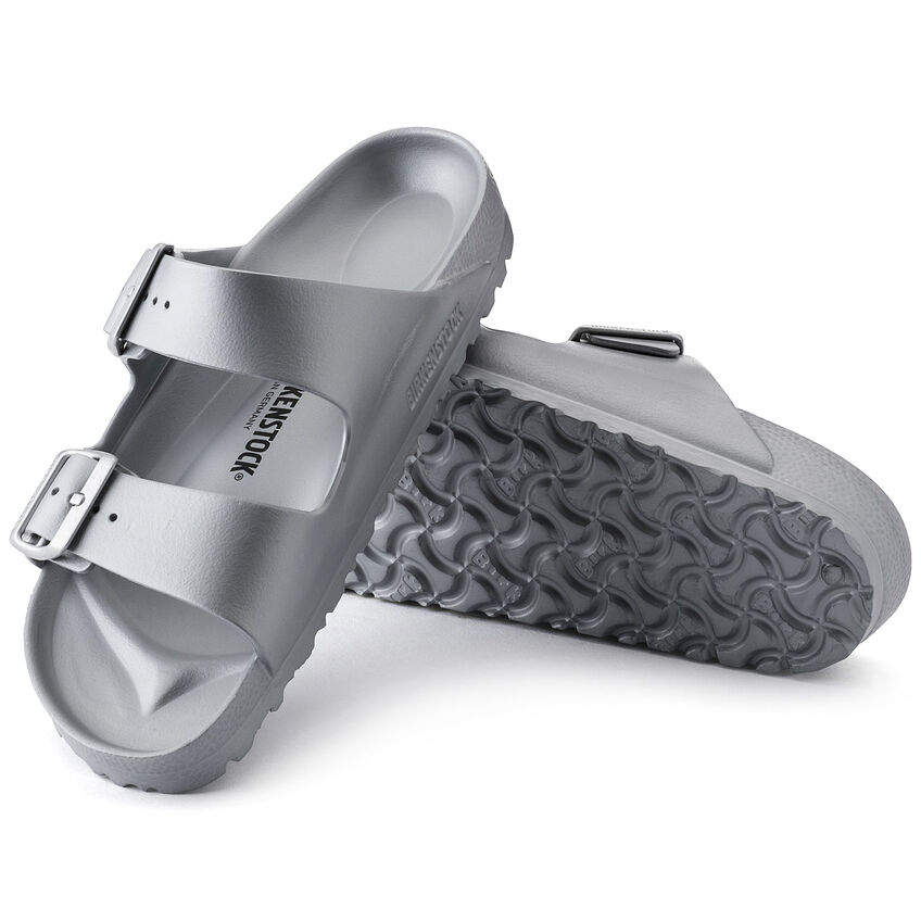 Birketthhnstock Arizona Essentials EVA Metallic Silver
