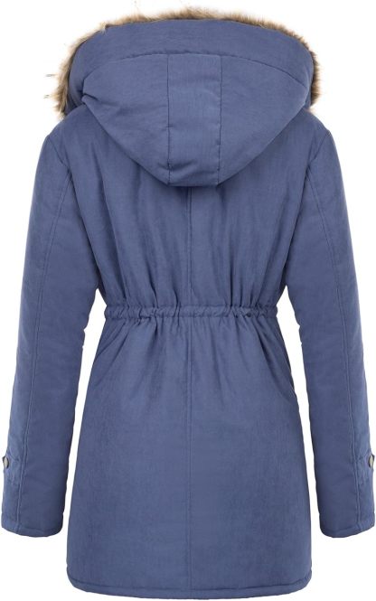 Parka invernale da donna in lana