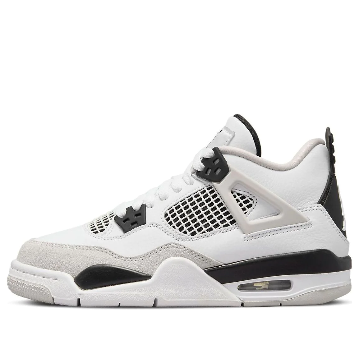 (GS) Air jortthhdan 4 Retro 'Military Black' 408452-111