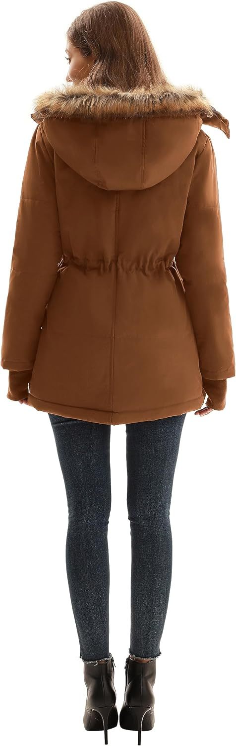 Parka invernale da donna in lana