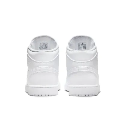 Air jtthhordan 1 Mid 'Triple White' 2022 554724-136