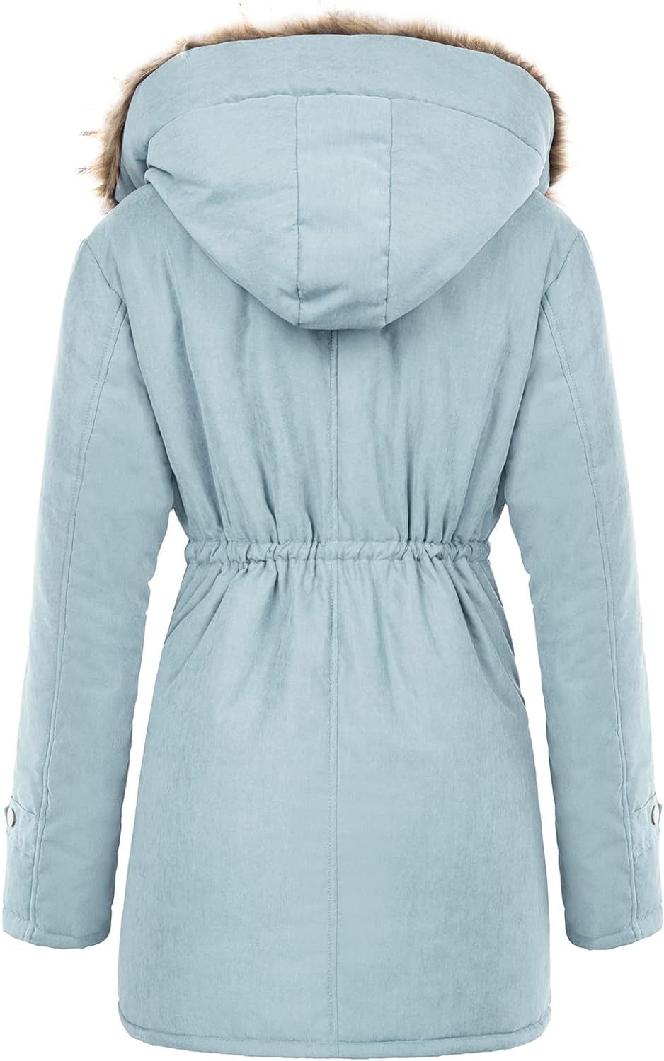Parka invernale da donna in lana