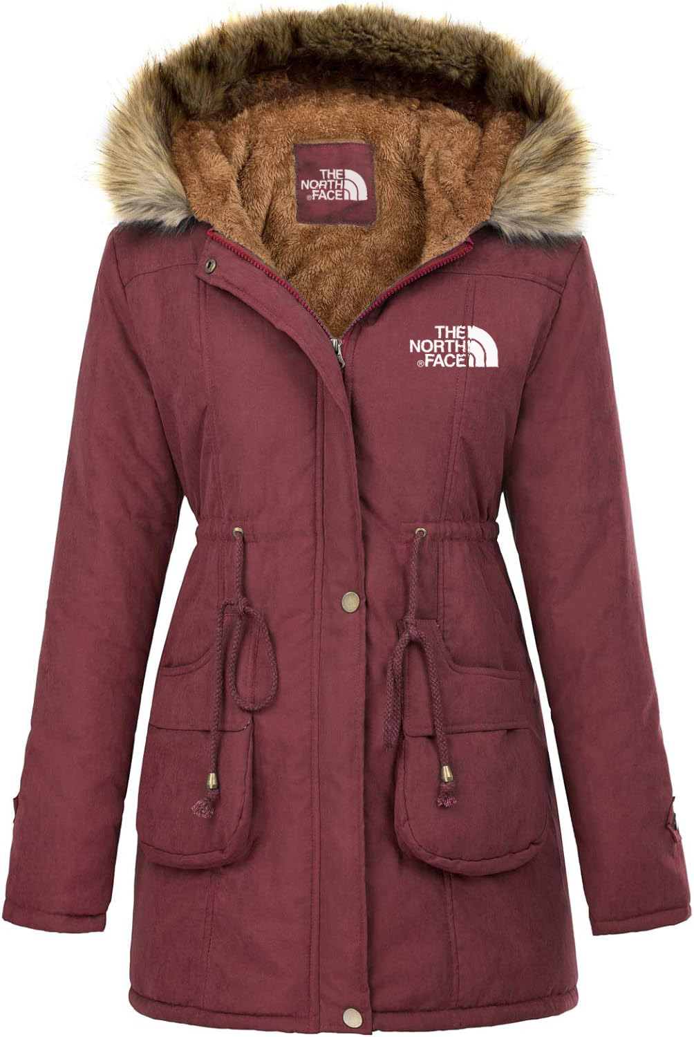 Parka invernale da donna in lana