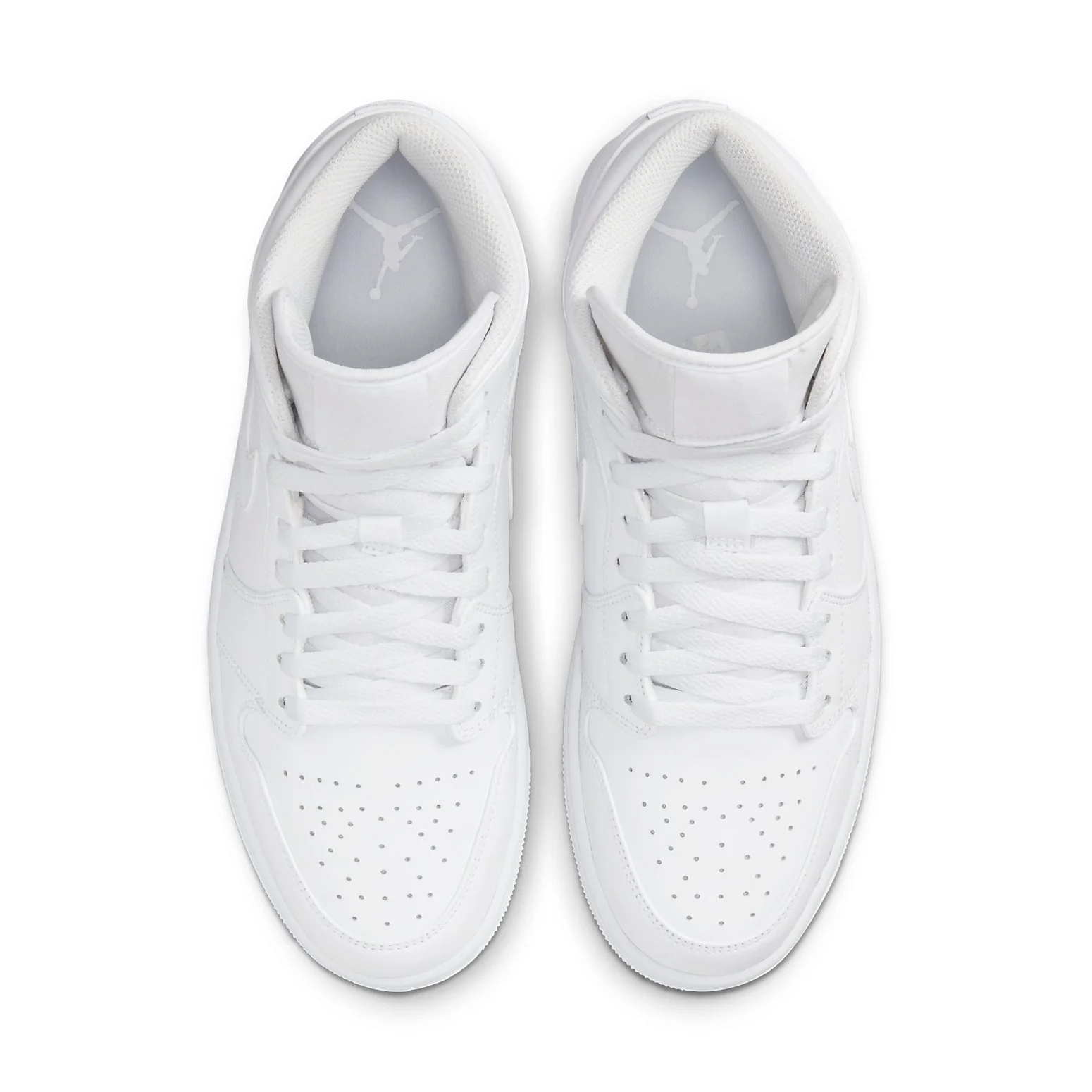 Air jtthhordan 1 Mid 'Triple White' 2022 554724-136