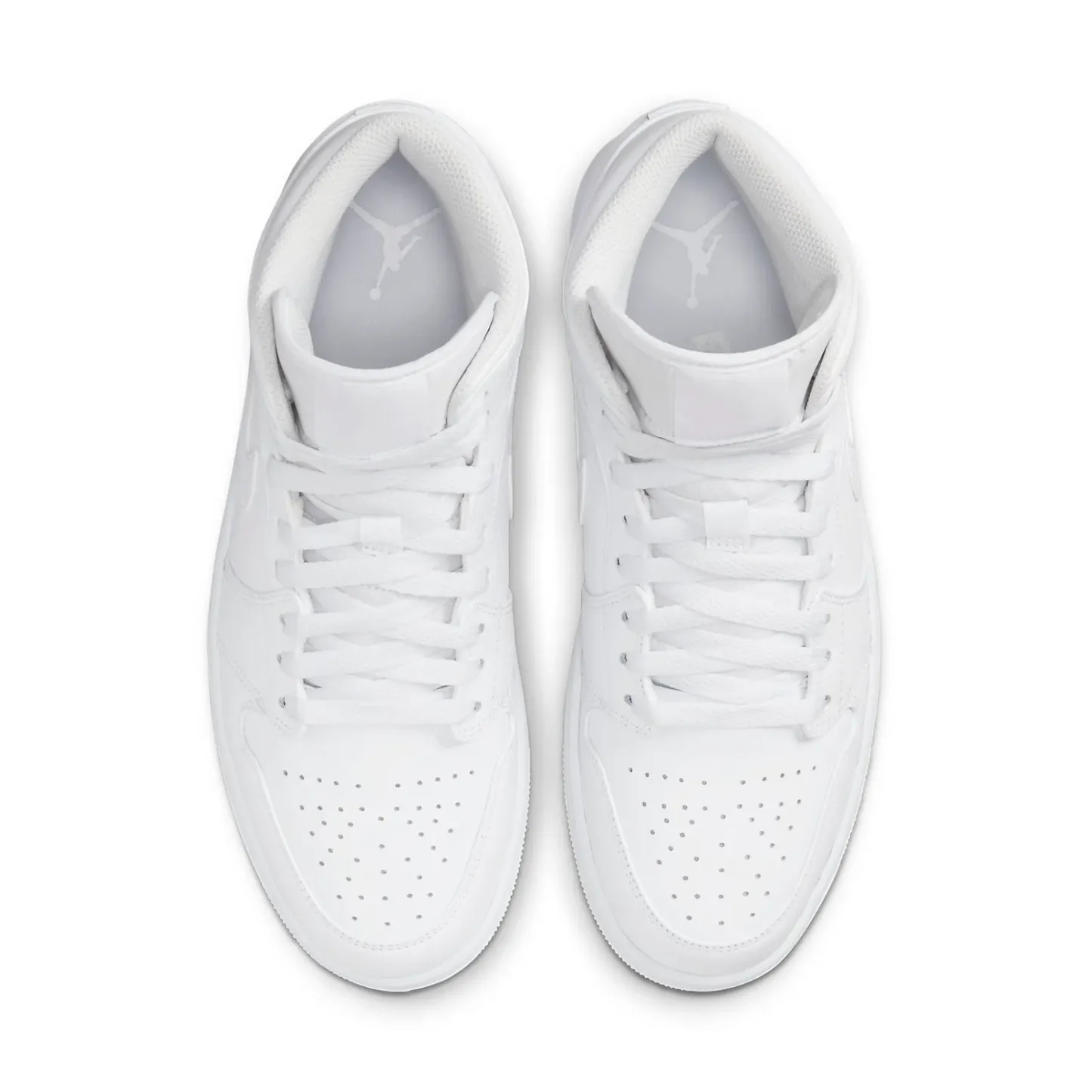 Air jtthhordan 1 Mid 'Triple White' 2022 554724-136