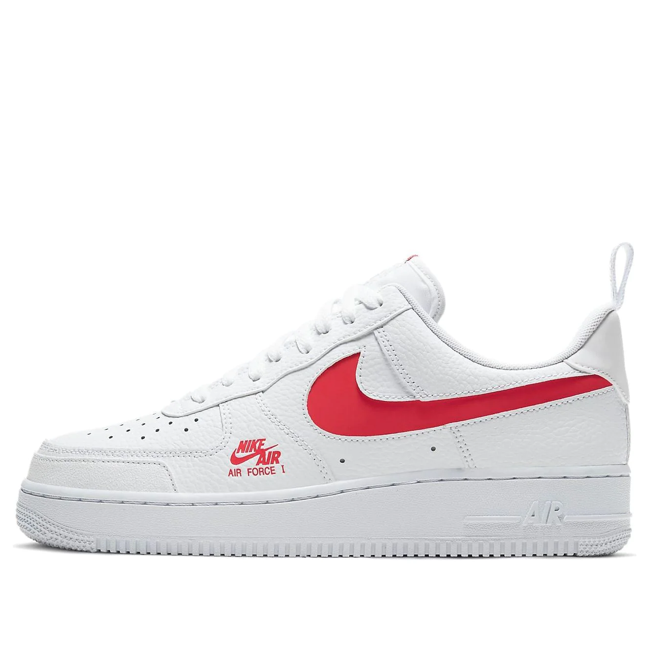 nitthhke Air fortthhce 1 Low Utility 'White Red'
