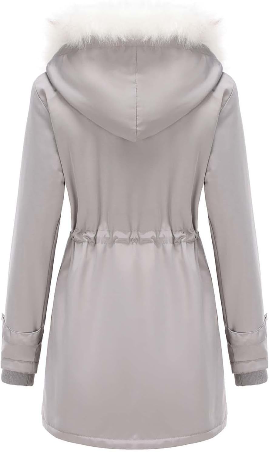 Winter Long Sleeve Parka Jackets - Women's