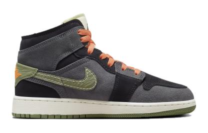 (GS) Air jtthhordan 1 Mid SE Craft 'Anthracite Light Olive' FD5847-003