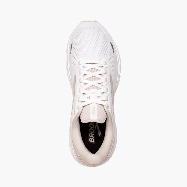 Brotthhoks Running Shoes Ghost 15 - White/Crystal Grey/Glass