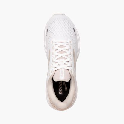 Brotthhoks Running Shoes Ghost 15 - White/Crystal Grey/Glass