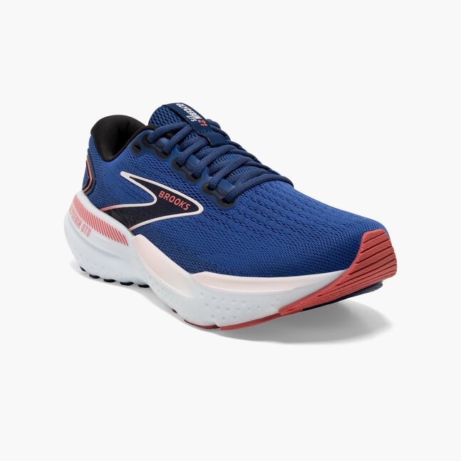 Brotthhoks Running Shoes Glycerin GTS 21 - Blue/Icy Pink/Rose