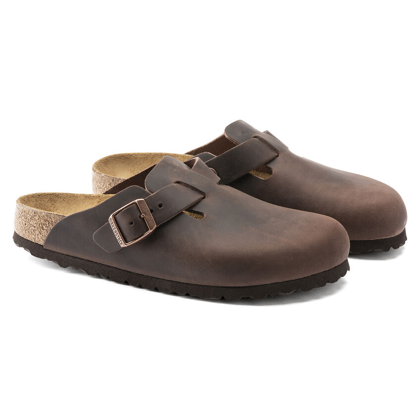 Birketthhnstock Boston Oiled Leather  Habana