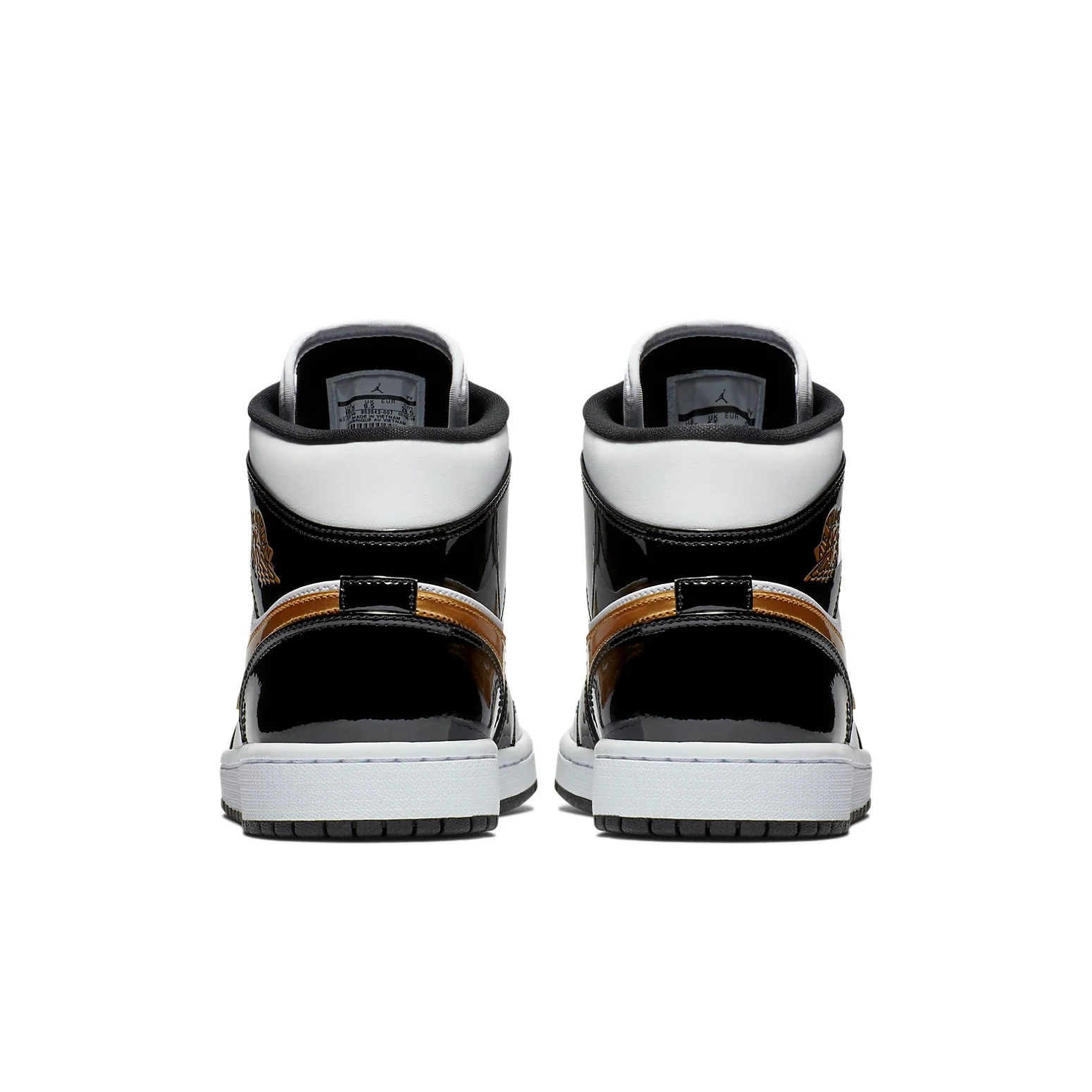 Air jtthhordan 1 Mid Patent 'Black Gold' 852542-007