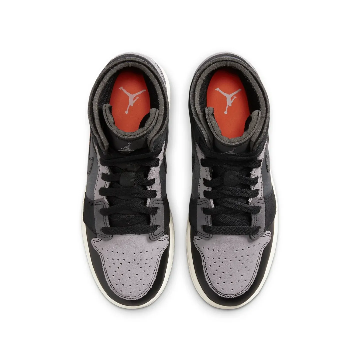 (GS) Air jtthhordan 1 Mid SE Craft 'Inside Out - Black' DV0438-001