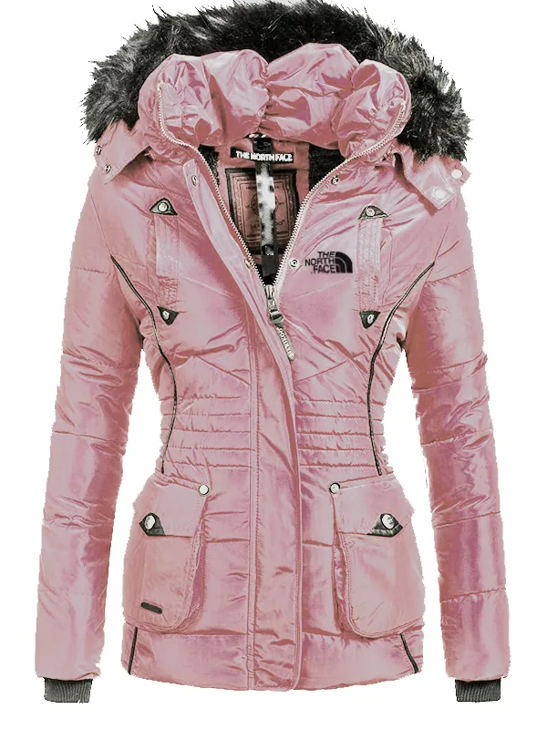 Chaqueta de invierno con capucha - mujer