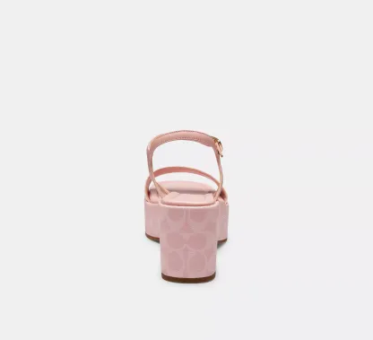 Gale Wedge Sandal In Signature Canvas