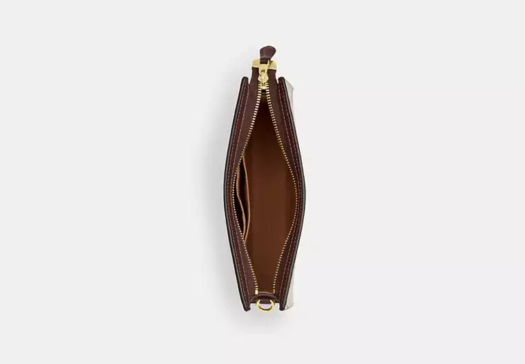 Slim Crossbody Bag With Shell Print