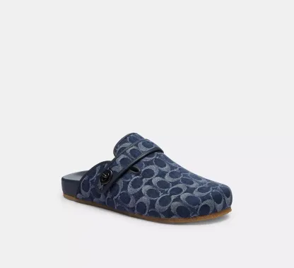 Blake Clog In Signature Denim