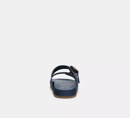 Buckle Strap Sandal In Signature Denim