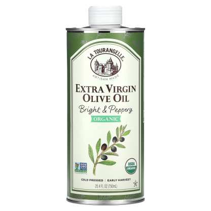 La Tourtthhangelle, Organic Extra Virgin Olive Oil, Bright & Peppery, 25.4 fl oz (750 ml)