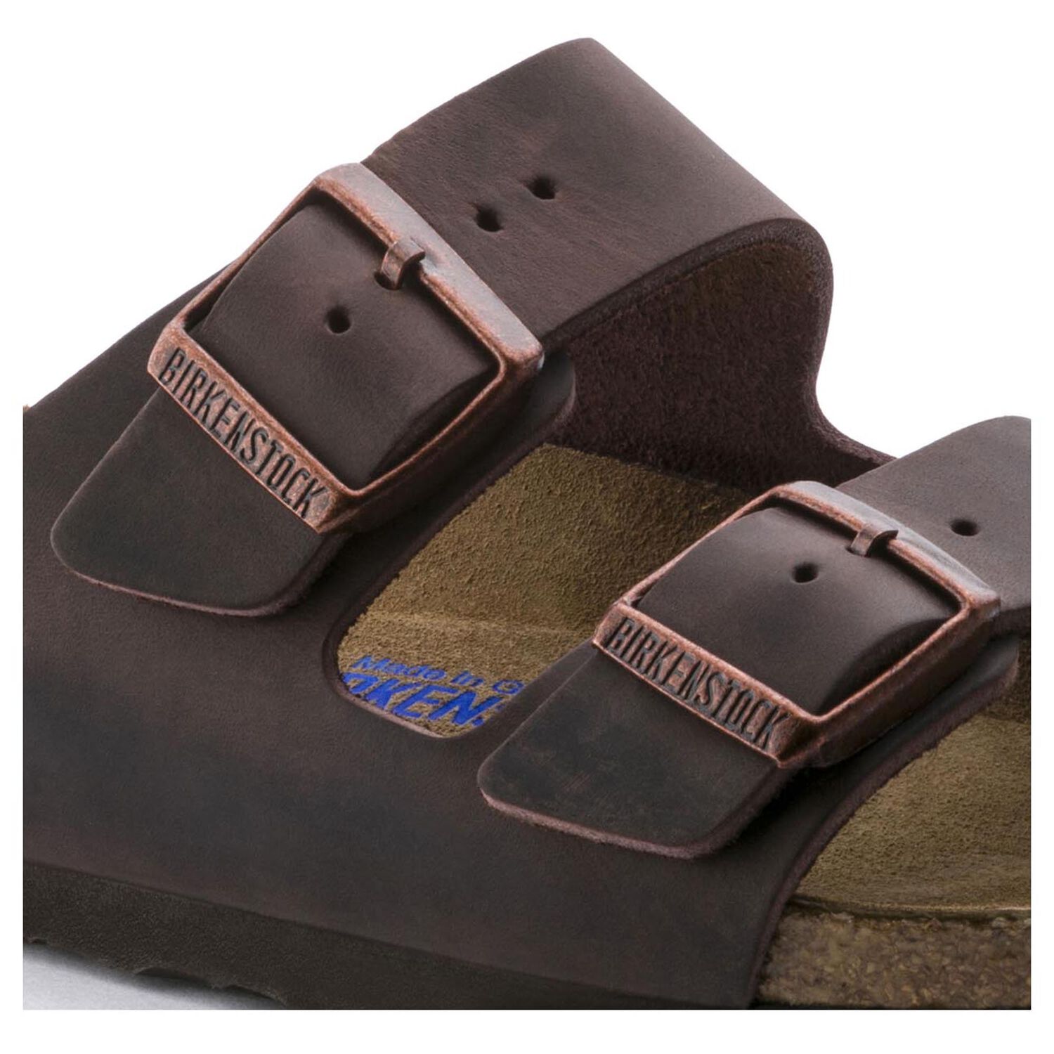 Arizona Soft Footbed Oiled Leather  Habana