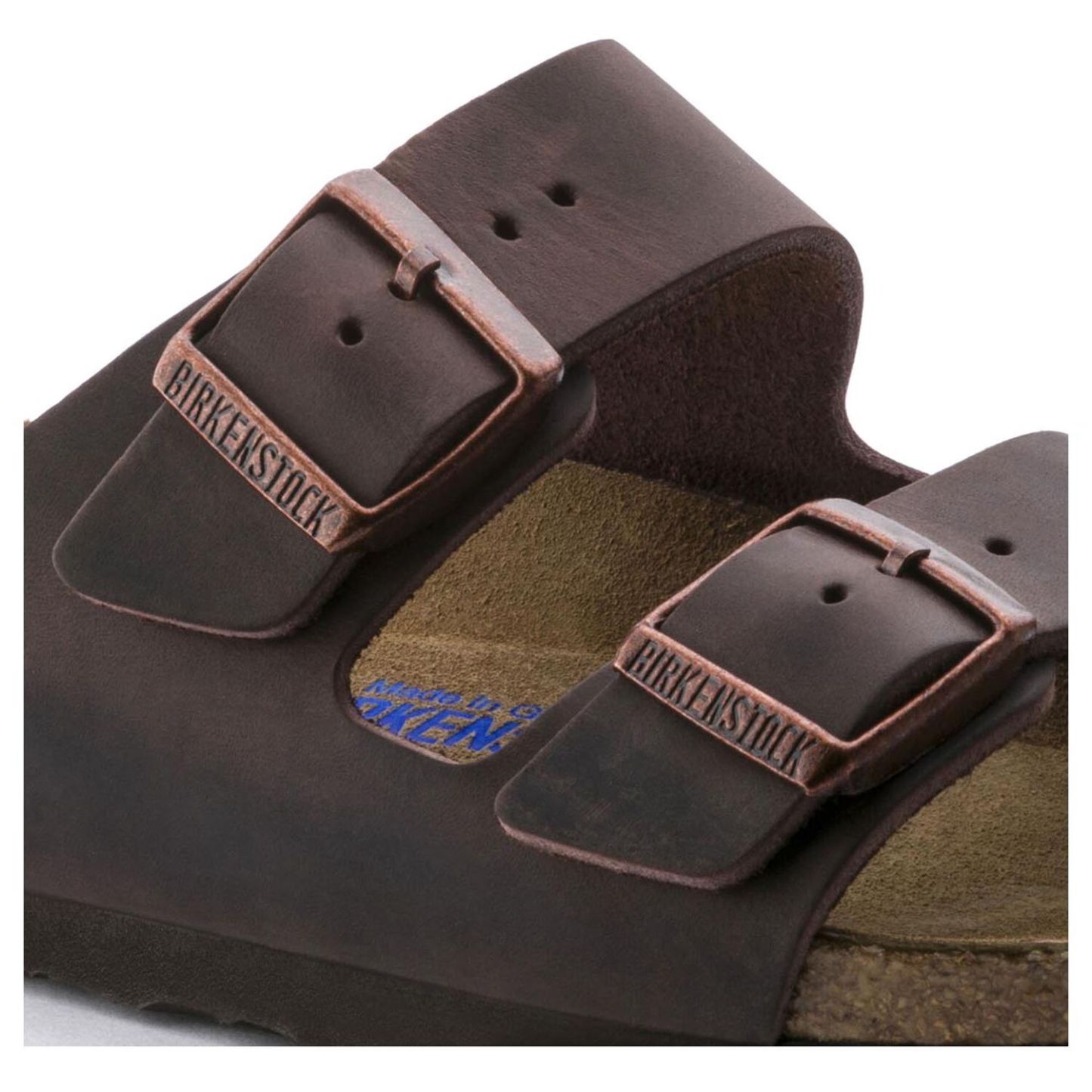 Arizona Soft Footbed Oiled Leather  Habana