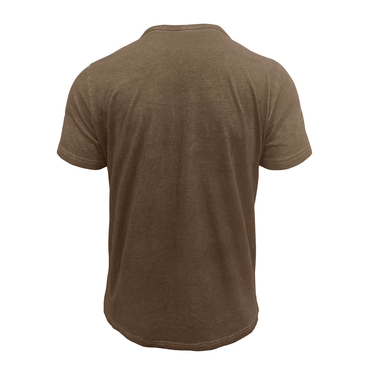 Vintage crew neck henley summer base layer outdoor short-sleeve T-shirt