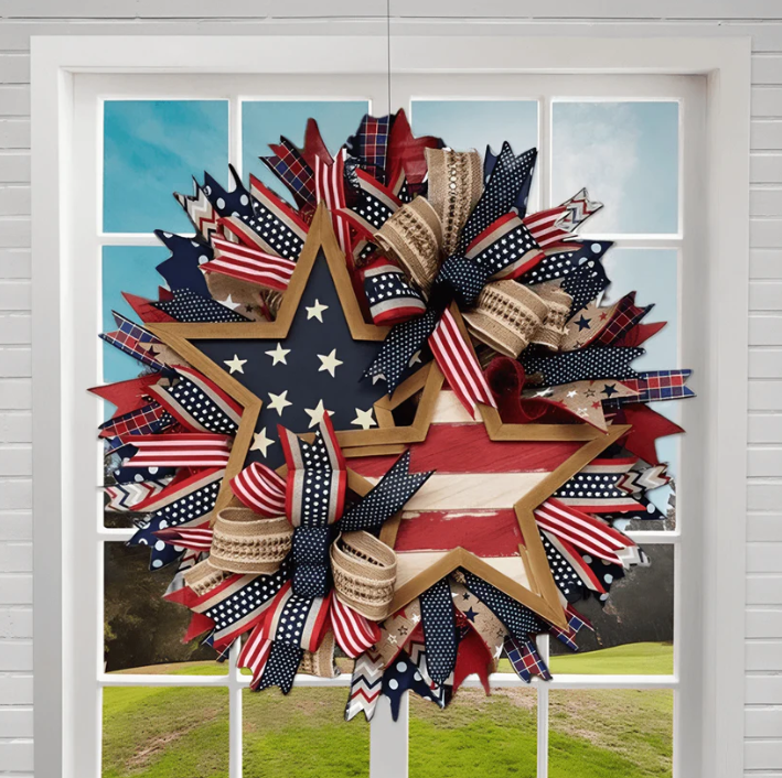 Hang it with pride🔥This Wreath Wasn't Made to Decorate — It Was Made to Remember