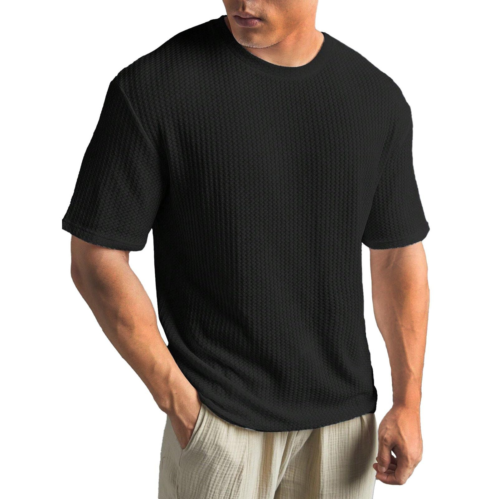 Men's Summer Casual Versatile Stylish Short-sleeve T-shirt