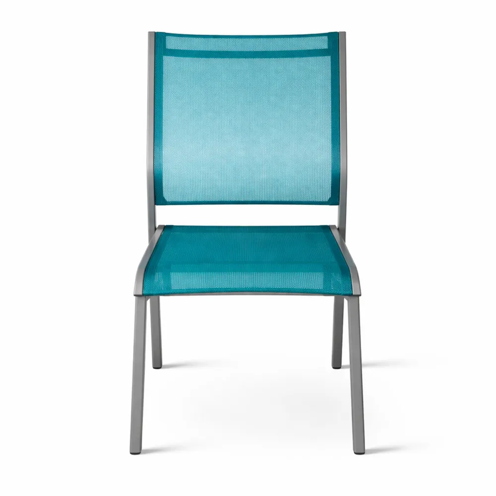 Chaise de Jardin Empilable en Aluminium Résistant aux UV-Furnispaceco