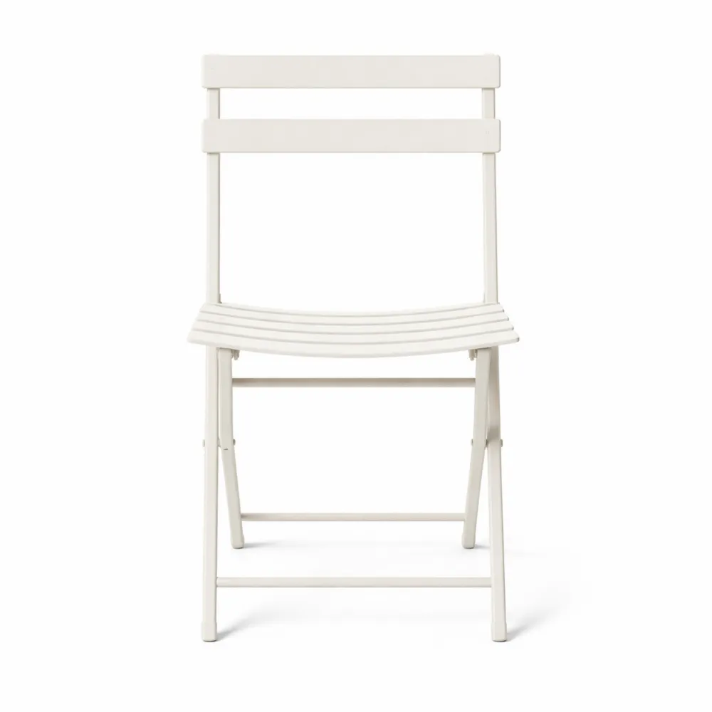 Chaise pliante de jardin en acier antirouille-Furnispaceco