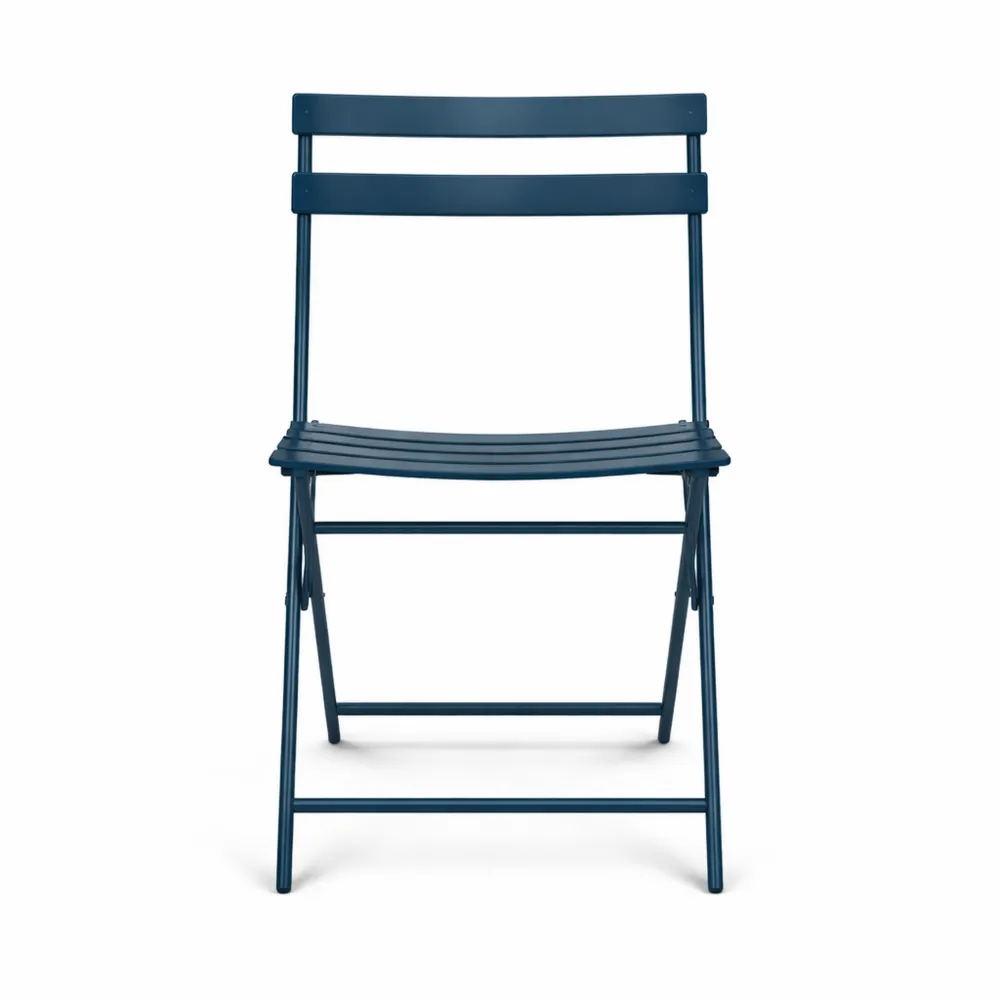 Chaise de Jardin Pliable en Acier Antirouille-Furnispaceco
