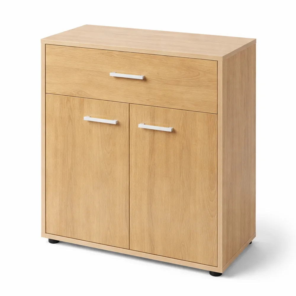 Buffet de Rangement avec Tiroir et Portes-Nestcraftly