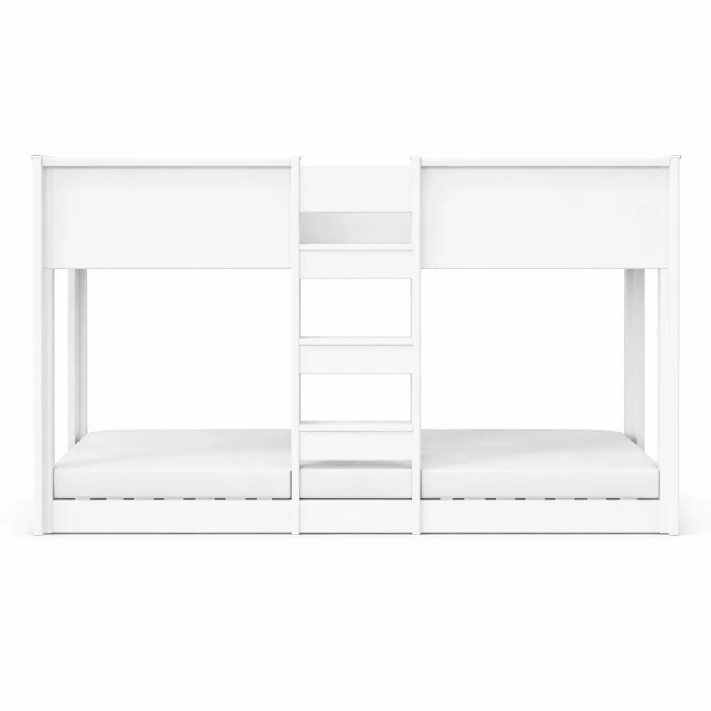 Lit superposé enfant 90x200 cm moderne et gain de place-Woodhavenxco