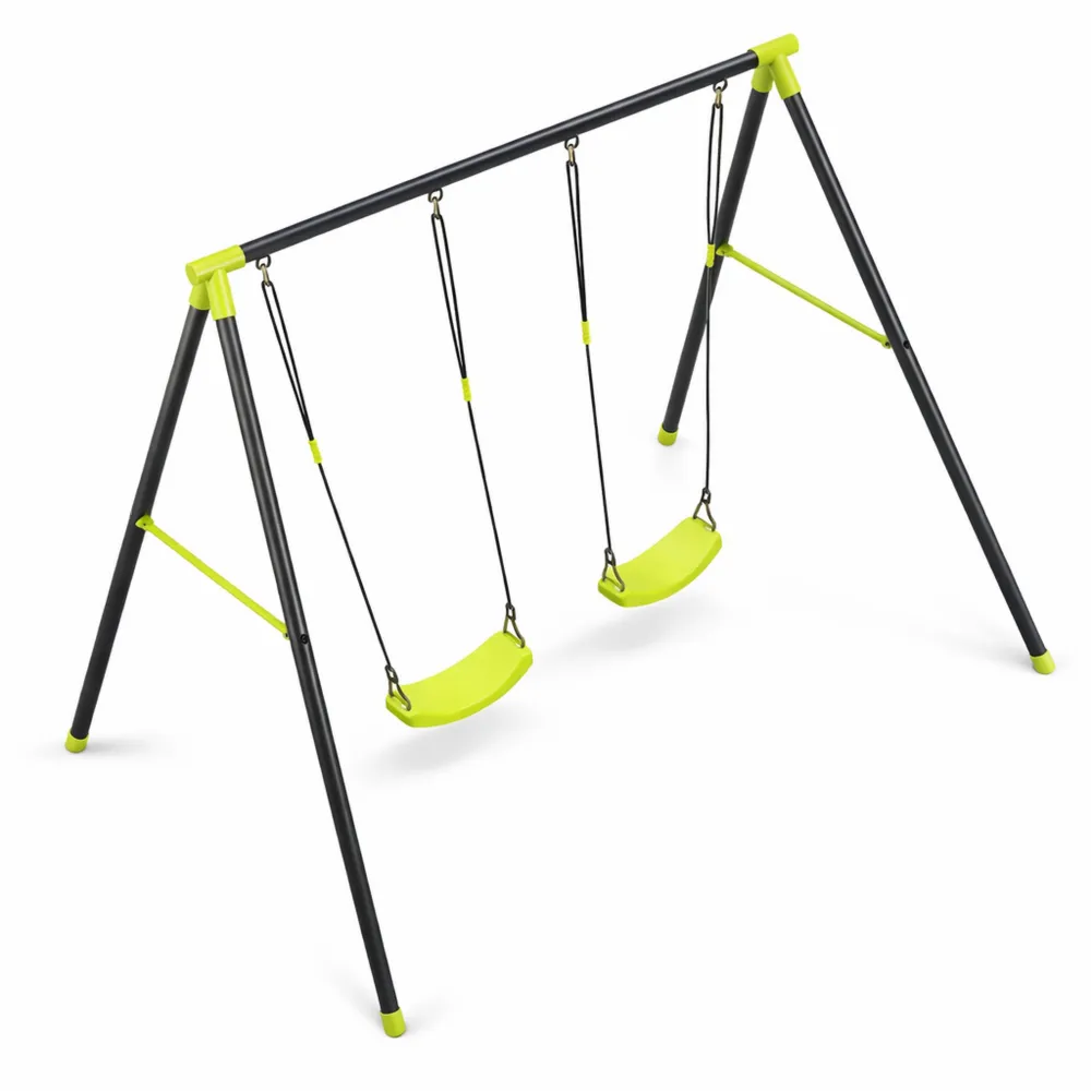 Balançoire extérieure pour enfants, aire de jeux, charge max 100 kg-Woodhavenxco