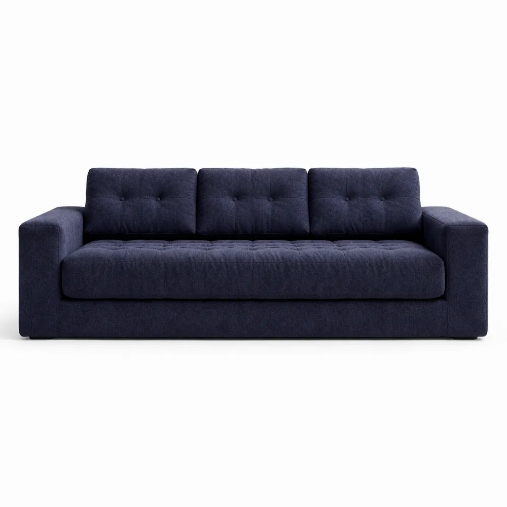 Canapé Velours Côtelé 3 Places pour Salon ou Chambre-Homecraftedco