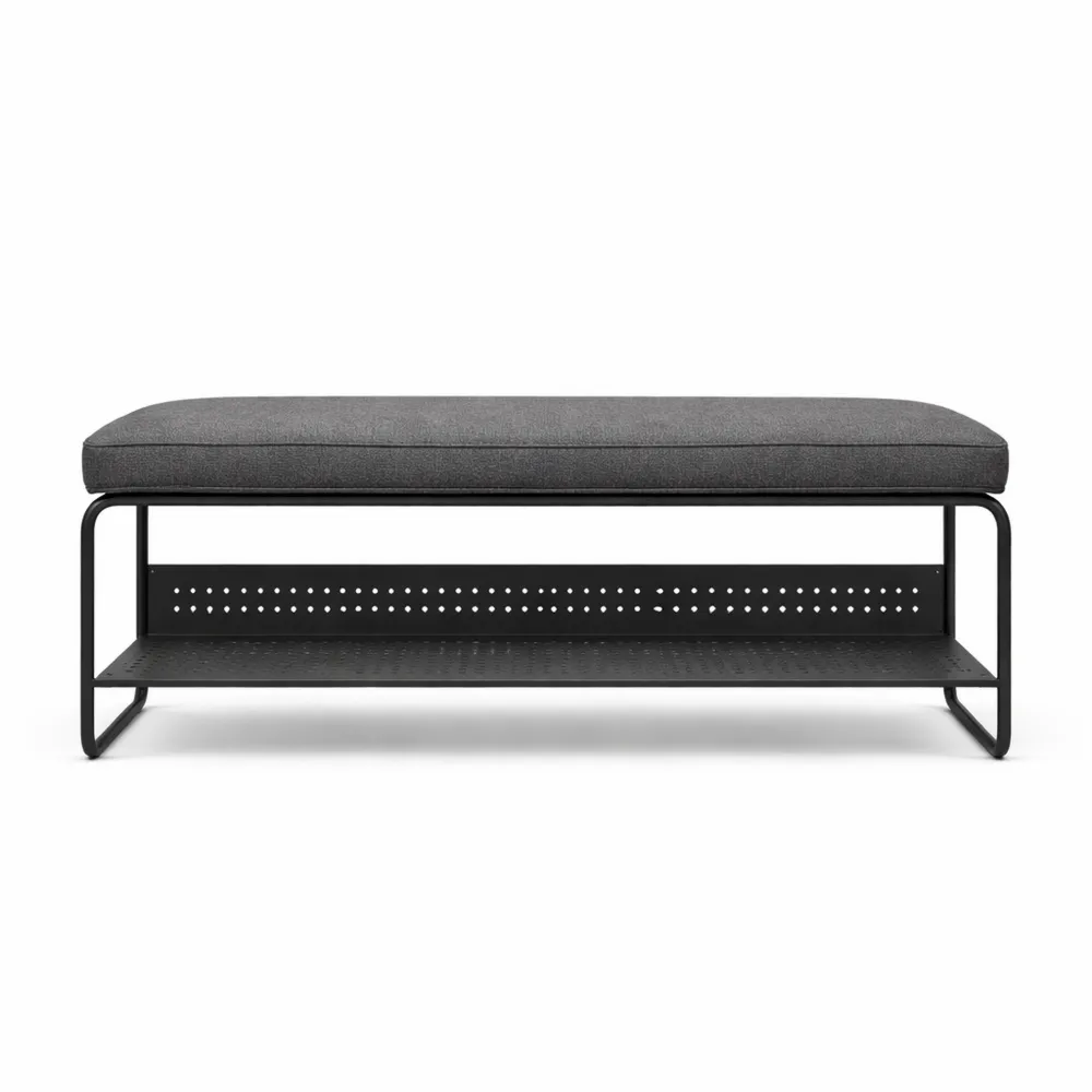 Banc d'Entrée avec Assise et Étagères pour Chaussures-Homecraftedco