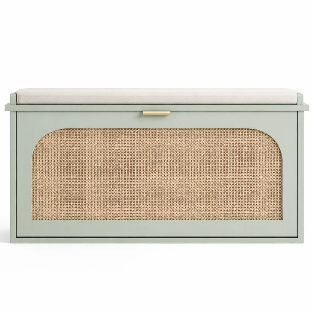 Console d'entrée avec assise et espace de rangement-Homecraftedco