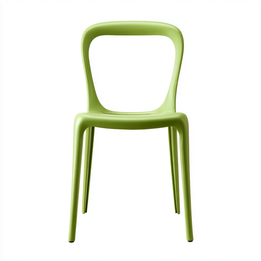 Gartenstuhl - Kunststoff - 49x46x83cm - Hellgrün - Modernes Design-Craftgoshop