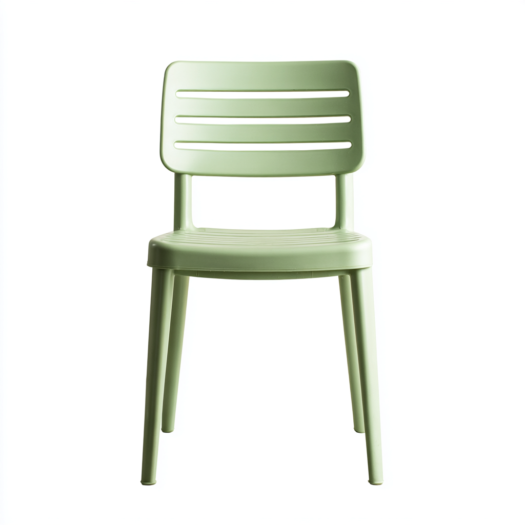 Gartenstuhl - Kunststoff - 53x47x82cm - Hellgrün - Modernes Design-Craftgoshop