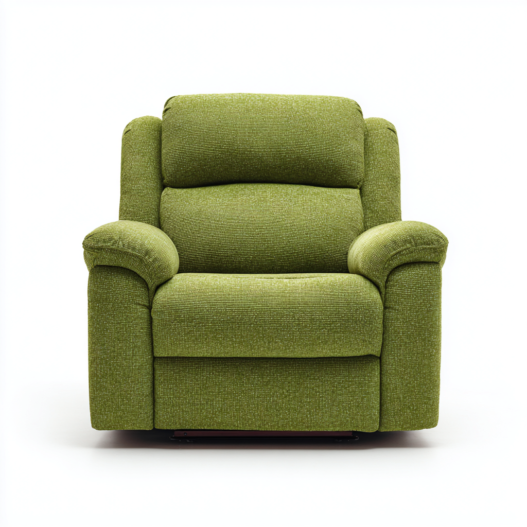 Liegesessel - Stoff - 100x95x103 cm - Grün - Verstellbare Relaxfunktion-Craftgoshop