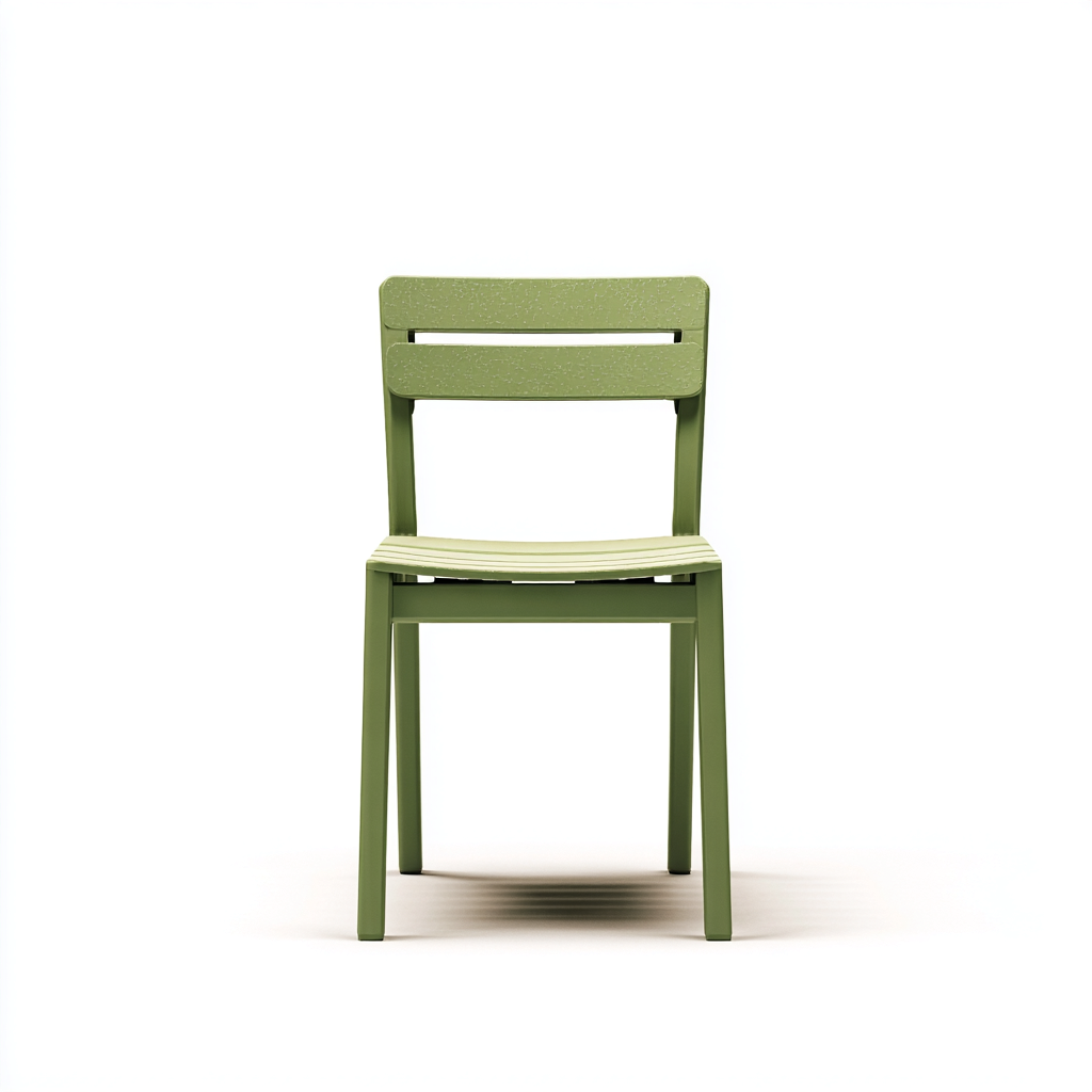 Gartenstuhl - Kunststoff - 52x47x83cm - Grün - Outdoor-Leichtbau-Craftgoshop