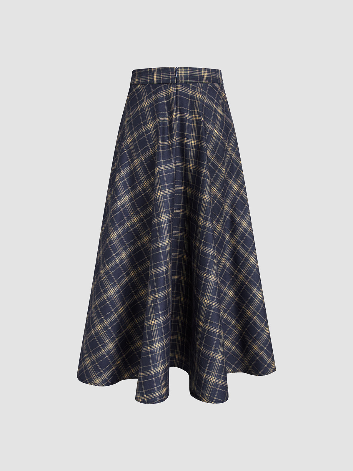 Keep In Check Long Skirt-Chicvia