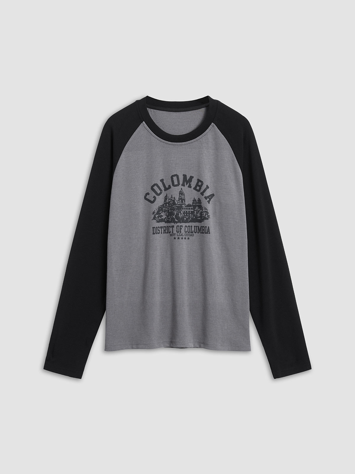 Colombia Adventure Contrast Long Sleeve Shirt-Chicvia