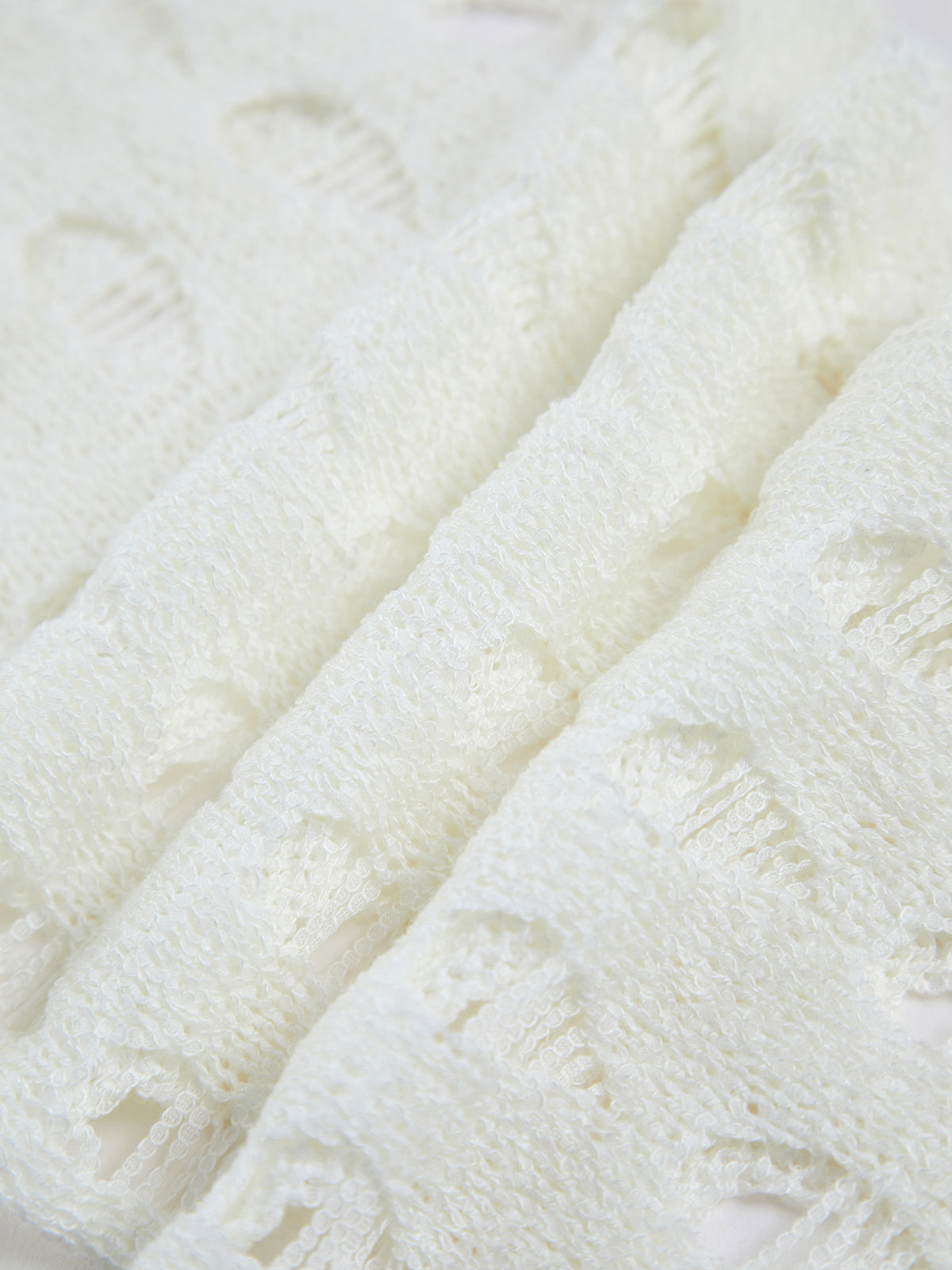 Open Knit Crochet Shrug-Chicvia