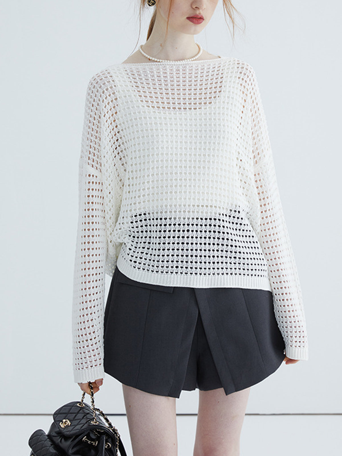 Cover Up Crochet Top-Chicvia