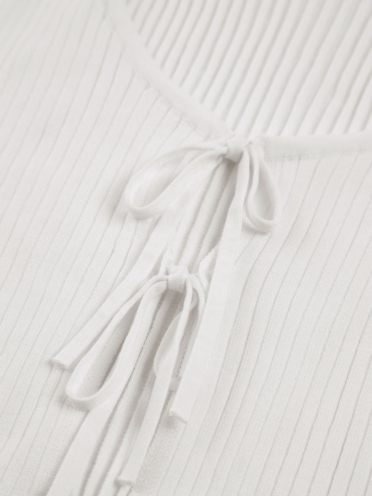 Fly Away Tied Rib Crop Tank Top-Chicvia