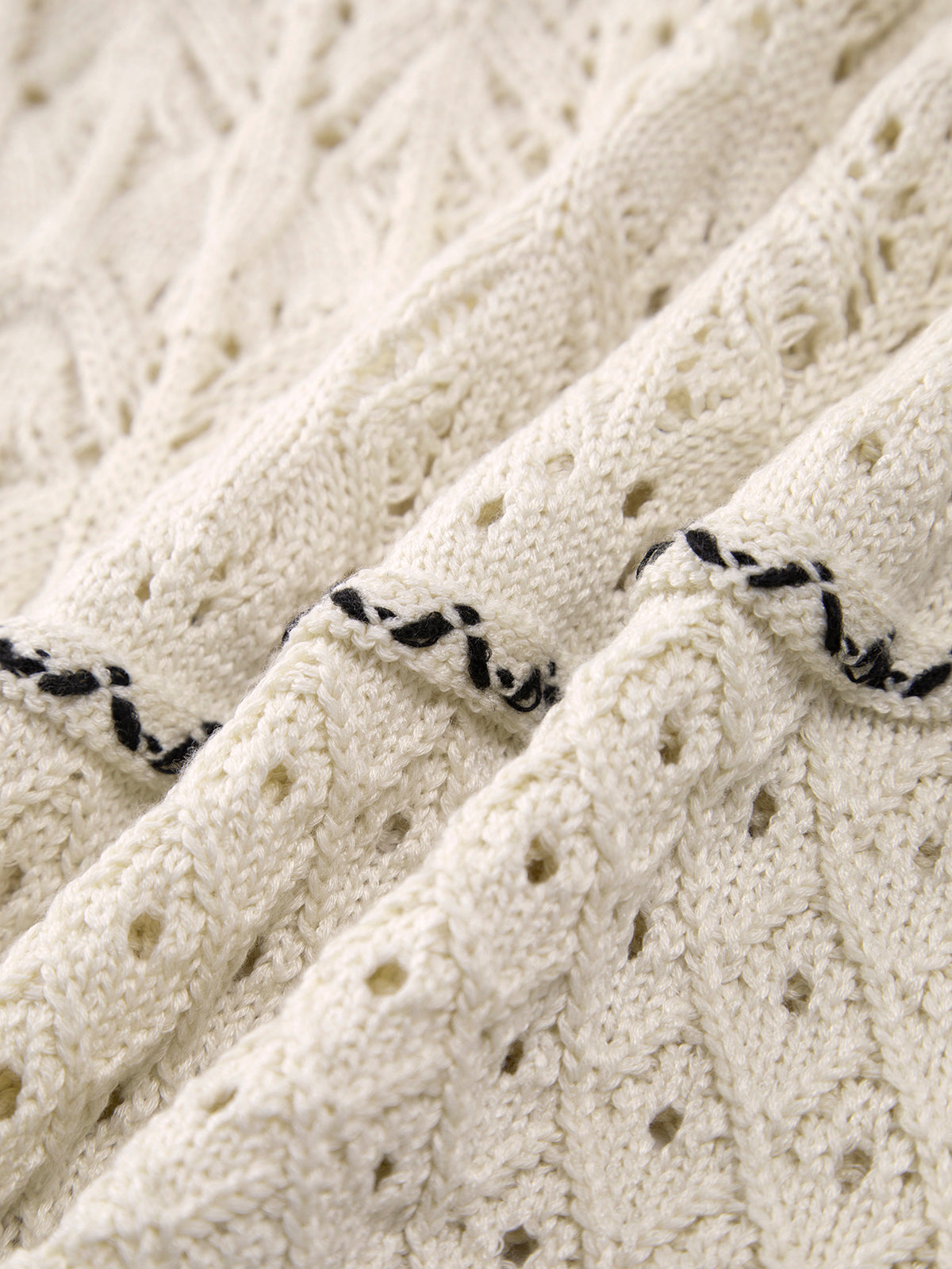 Paros Crochet Eyelet See Through Midi Dress-Chicvia